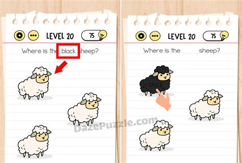 brain test level 20 how to paint the sheep|daze brain test level 20.